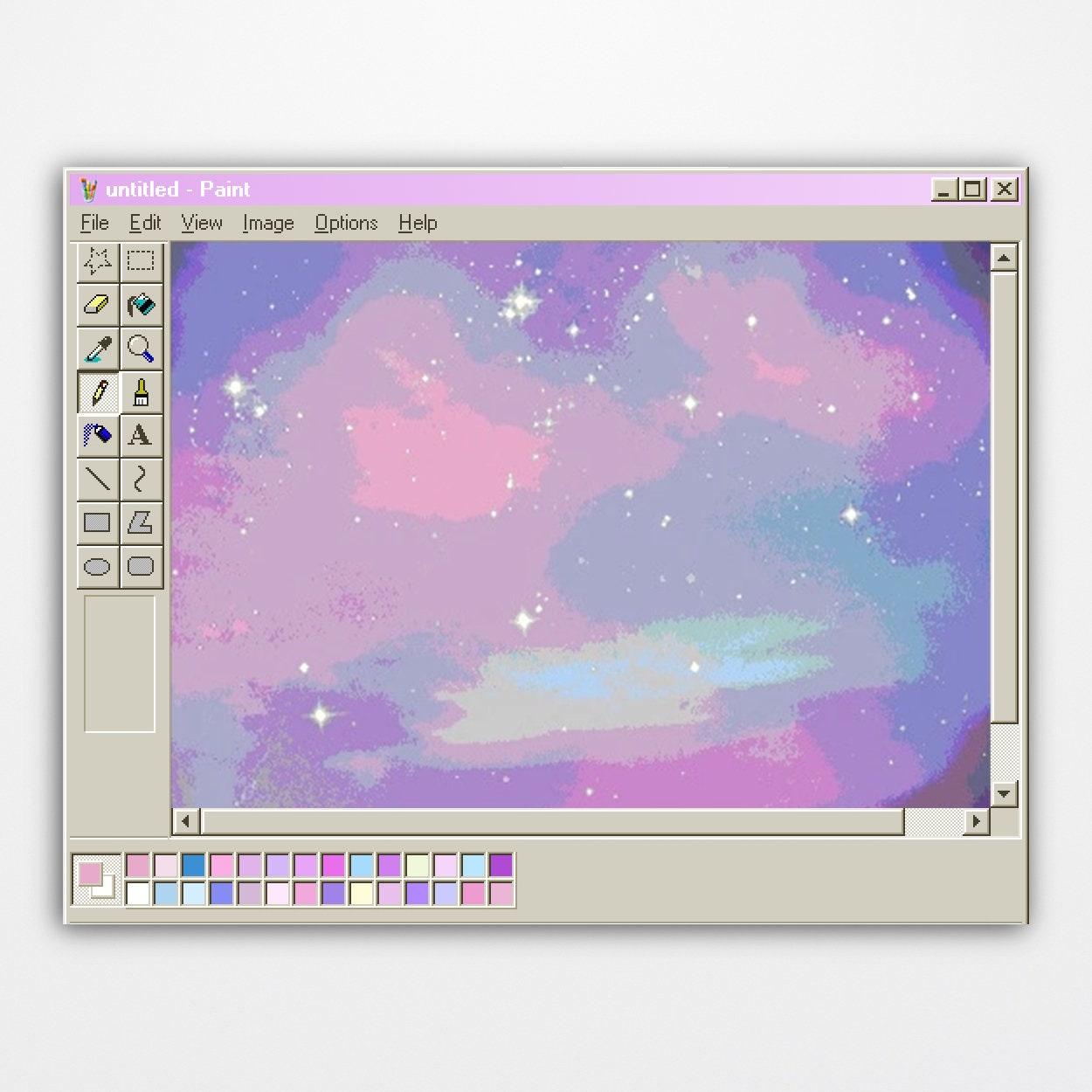 StarryskiesMS Paint Microsoft Windows 95 Vaporwave Etsy
