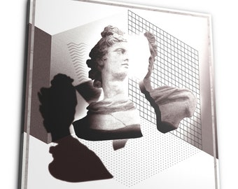 ｉｎｎｅｒ　ｅｓｓｅｎｃｅ　ＩＩ　内的 真髄　-　Vaporwave Aesthetic Room Decor Wall Art Canvas Digital Print Large Post-Modern Home Interior Design Art-Work