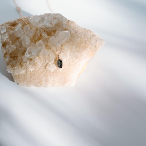 Black Tabasco Geode Necklace
