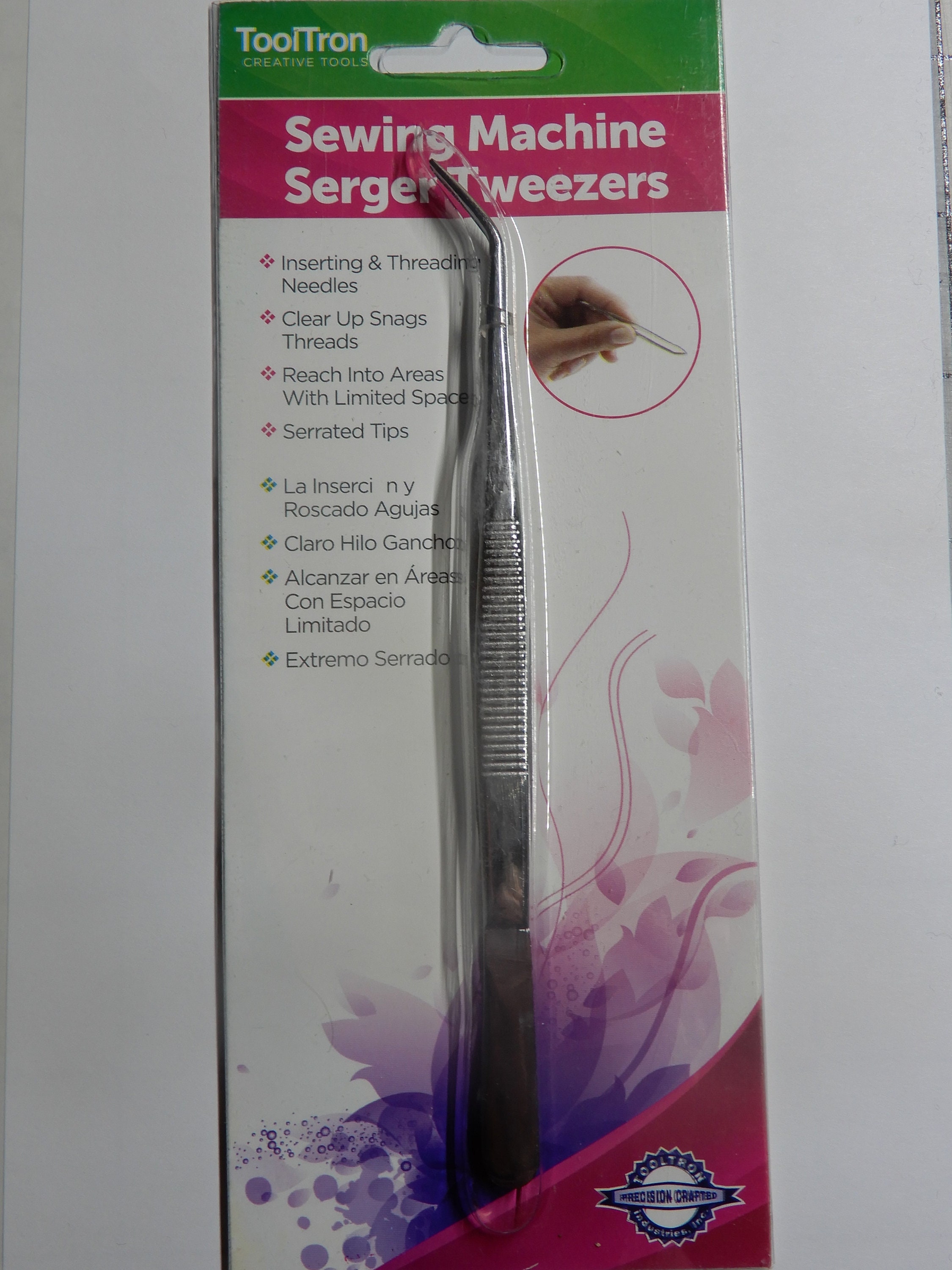 Serger Tweezers W/ Serrated Tips - 6