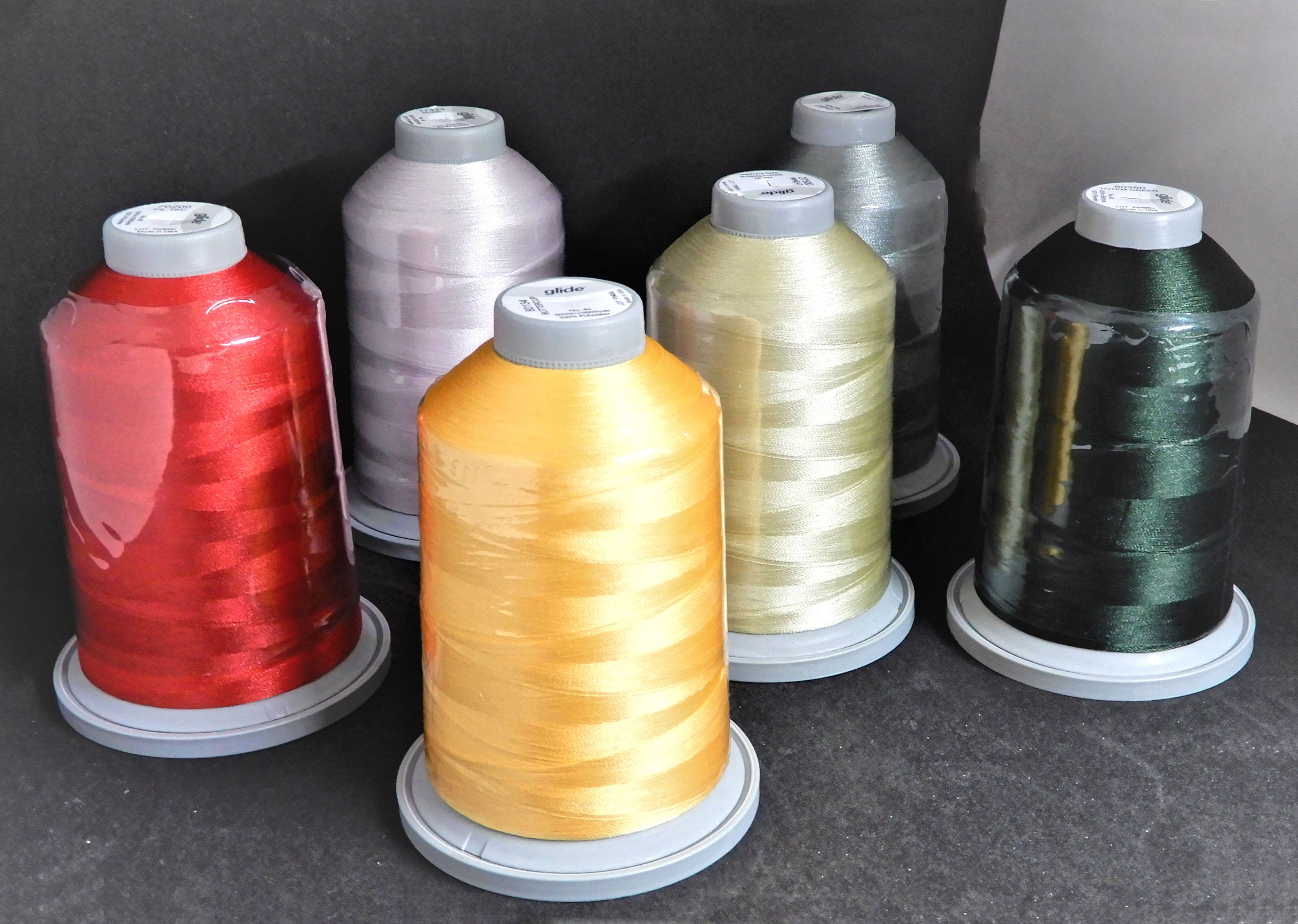 Glide Bobbin Thread 2023 Color Chart. Polyester Trilobal