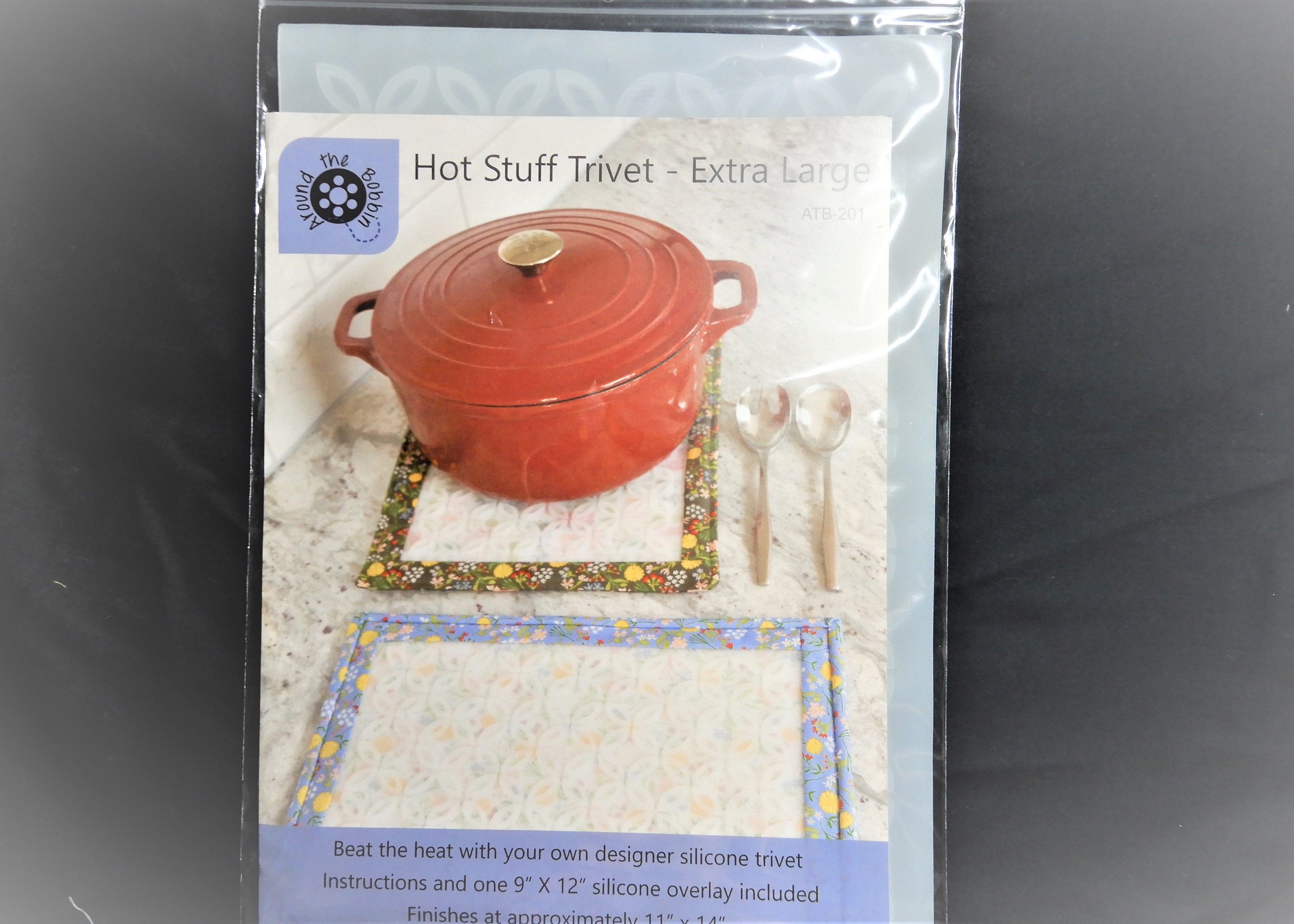 Hot Stuff Trivet & Pot Holder Pattern With Silicone Insert Etsy