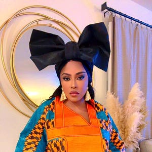 Ankara Aso Oke Bubu Dress: Nigerian Cotton Kaftan
