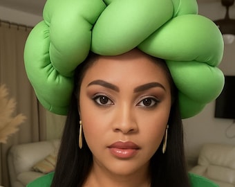 HANDMADE Giant Braided TURBAN Made in Nigeria HIGH Quality