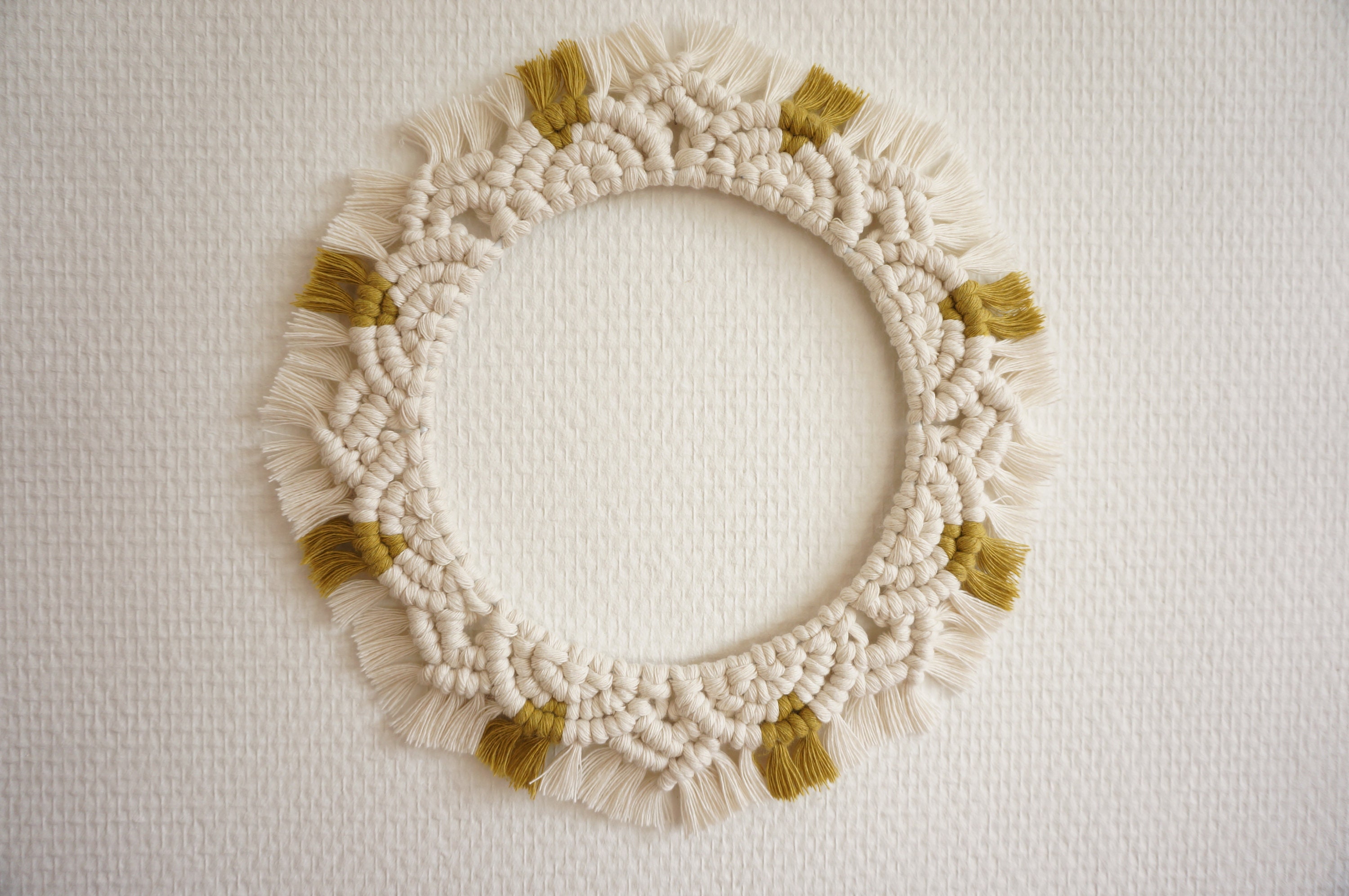 Couronne en Macramé/Mandala Macramé