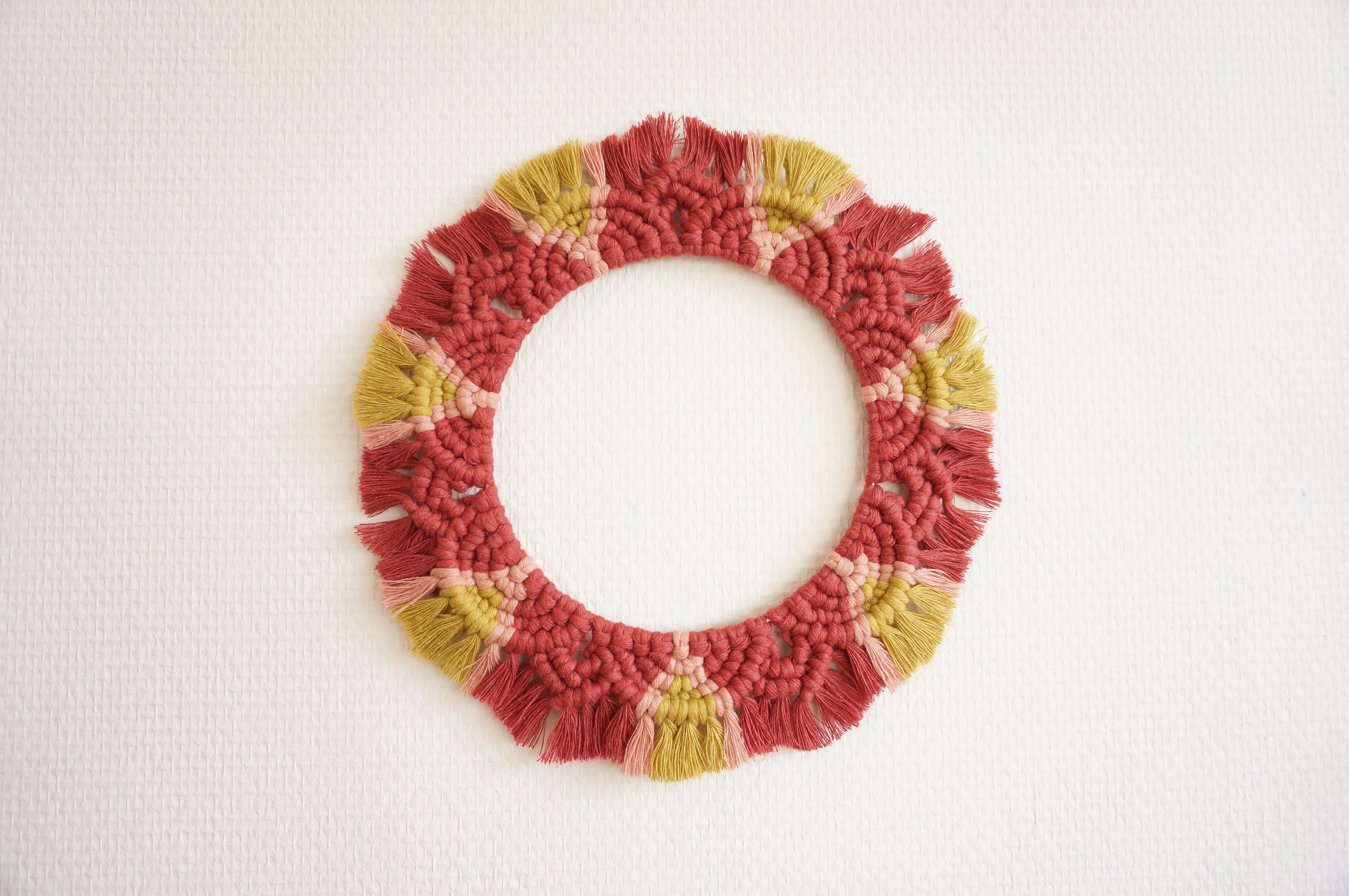 Couronne en Macramé/Mandala Macramé