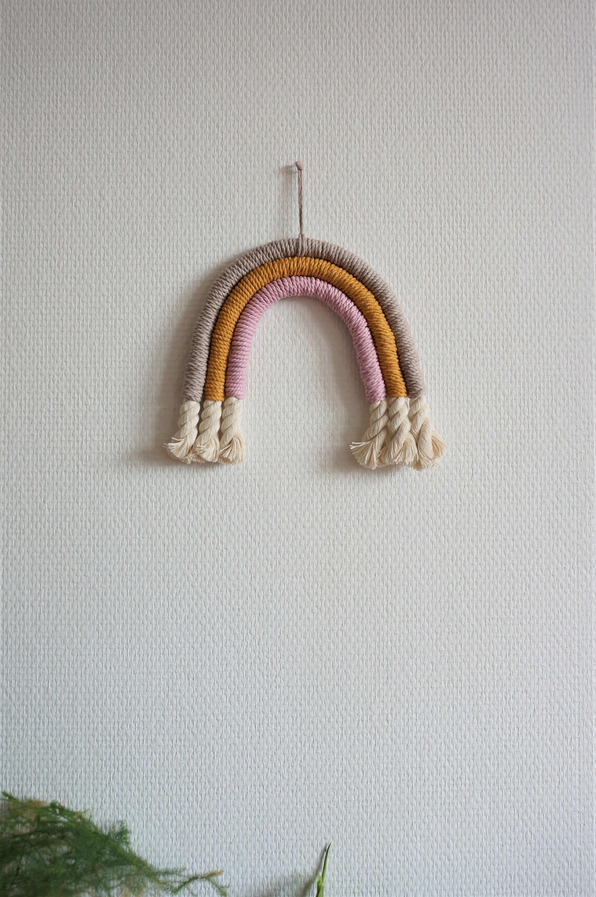 Arc-En-Ciel en Macramé