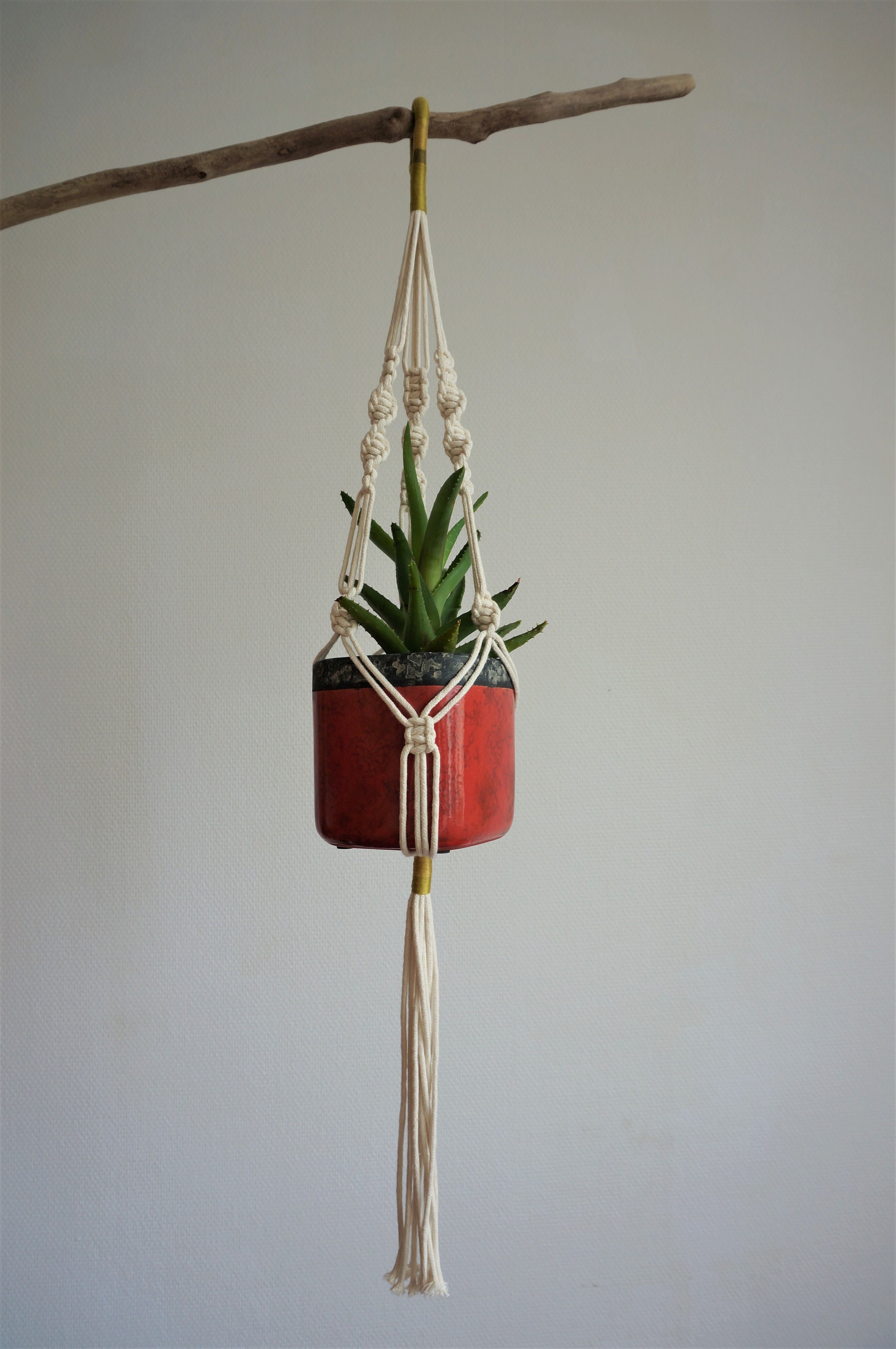 Suspension en Macramé