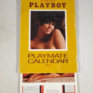 Vintage 1966 Playboy Playmate Calendar