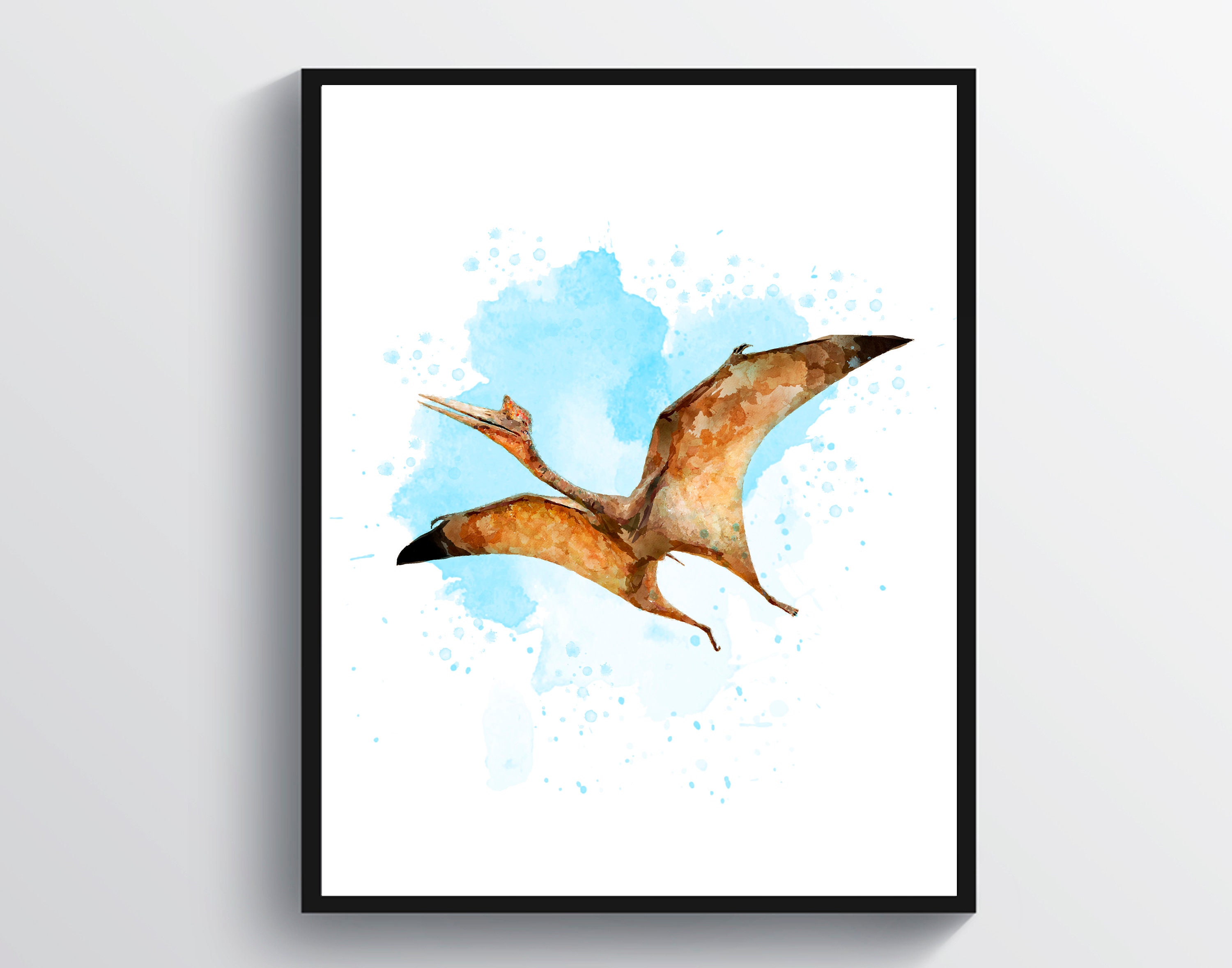 6 Watercolor Dinosaurs Printable Jurassic Dinosaur Decor Kids Room Wall Art  Dinosaur Names Poster Nursery Art T-Rex Carnotaurus Artwork