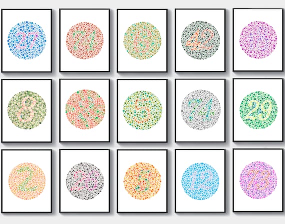 Colour blind test and colour blindness