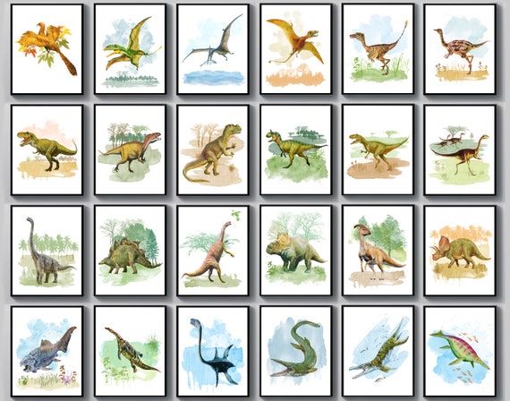 24 Dinosaurios Todo Tipos Carteles Dinosaurios Voladores - Etsy España 24 Dinosaurios Todo Tipos Carteles Dinosaurios Voladores - Etsy España