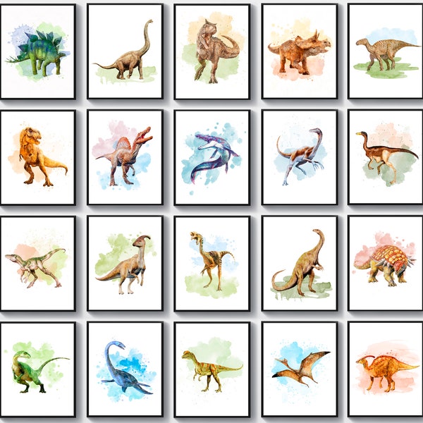 Dinosaur Poster Etsy