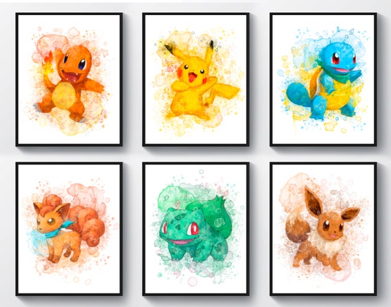 Amazon Com Pokemon Poster 396 By Scorpio Posters Posters Prints