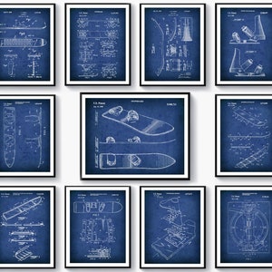 11 Snowboard Patent Art Winter Sport Blueprint Snowboarding Art Freestyle Board Scheme Art Snowboarder Gift Mountain Lodge Decor