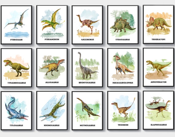 15 Acuarela Nombres de dinosaurios Arte Tipos de dinosaurios - Etsy España 15 Acuarela Nombres de dinosaurios Arte Tipos de dinosaurios - Etsy España