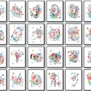 24 Midwife Gift Obgyn Art Pregnancy Artwork Childbirth Art Baby Art Female Anatomy Artwork Medical Painting Reproductive System Art