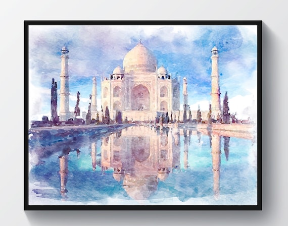 エッチアスケッチ絵画　タージ・マハル廟 インド エッチアスケッチ絵画 タージ・マハル廟 インド 親しい