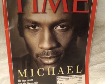 Vintage Michael Jordan Time Magazine 1998