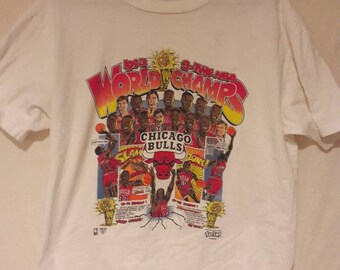 Vintage Chicago Bulls 1993 Champions Tshirt - Etsy