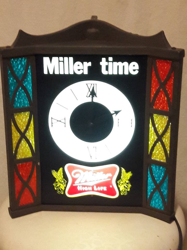 Vintage Miller High Life Clock Etsy