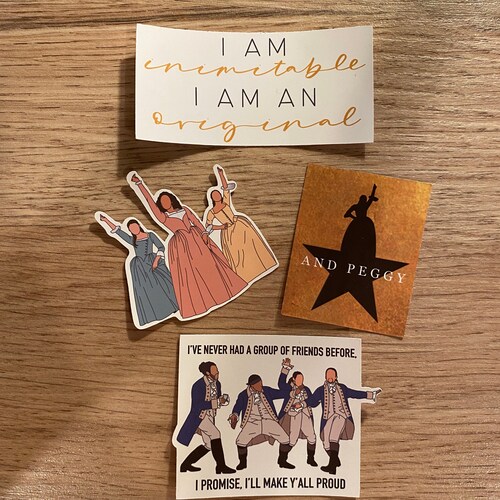 Hamilton Sticker Pack Hamilton Musical Best Friend Gifts Etsy