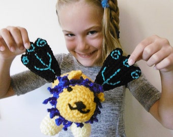 Davidas geflügelter Löwe Spielzeug häkeln Amigurumi Anleitung