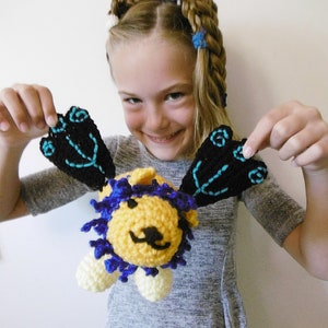 Davida&#39;s Winged Lion toy crochet amigurumi pattern