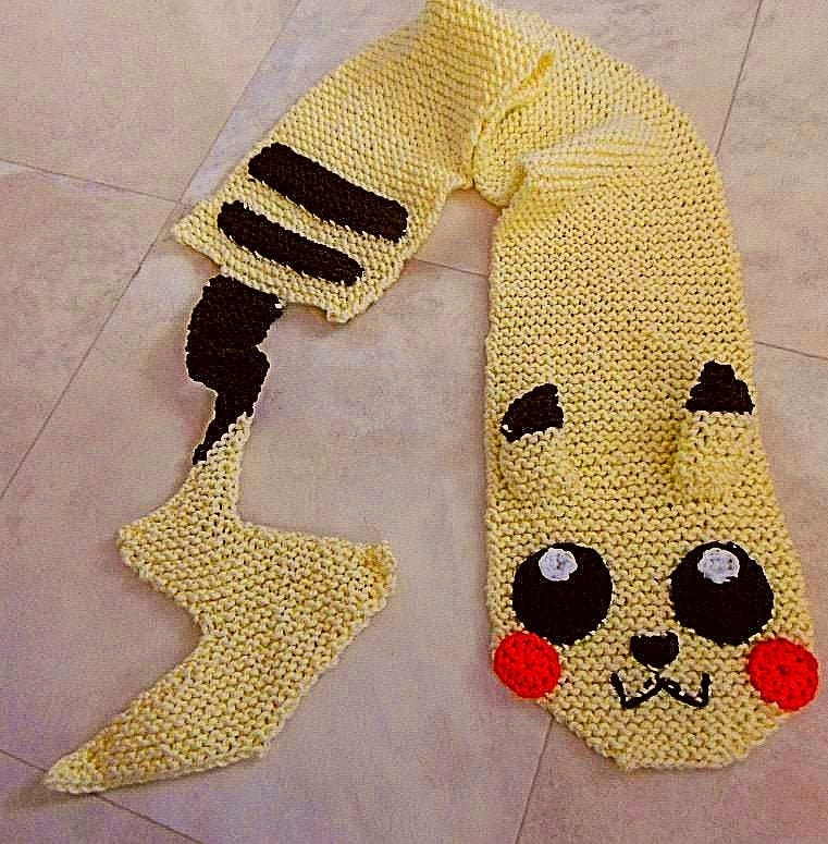 pikachu jumper knitting pattern