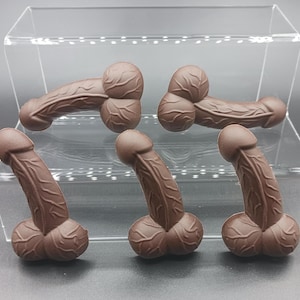 1 x Individually Wrapped Chocolate Willy: Gag Gift