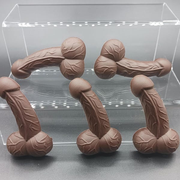 1 x Chocolate Willy envuelto individualmente: regalo de broma