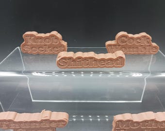 Rude & Offensive Chocolate Swear Words - Lass die Leute wissen, was du wirklich von ihnen hältst!