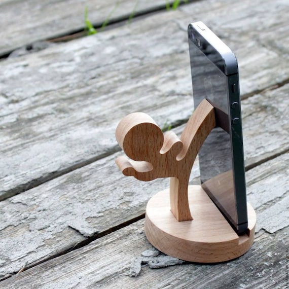 Phone Holder Stand Laser Cut Files Cnc Router Plans DXF SVG Etsy