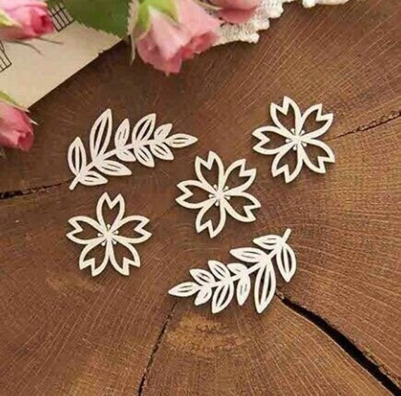 Flowers Laser cut files SVG DXF CDR plans Instant download Etsy