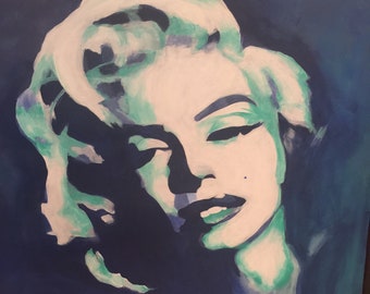Original acrylic MARILYN MONROE