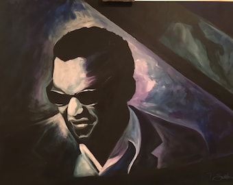 Original acrylic RAY CHARLES