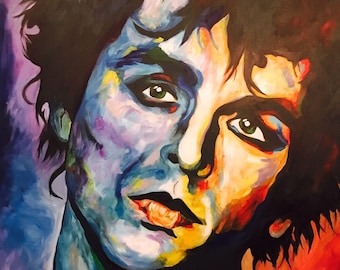Original acrylic BILLIE JOE ARMSTRONG - Sold