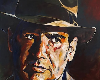 Original acrylic HARRISON FORD - SOLD