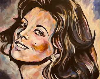 Original acrylic TINA LOUSIE - SOLD