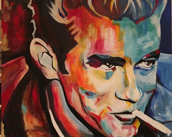 Original acrylic JAMES DEAN