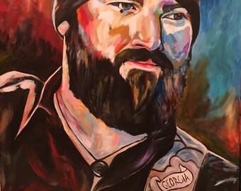 Original acrylic ZAC BROWN - SOLD