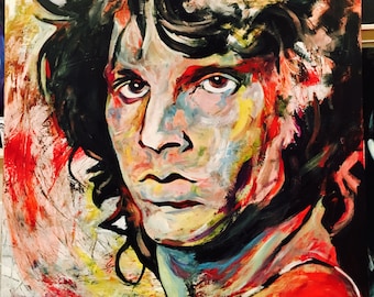 Original acrylic JIM MORRISON