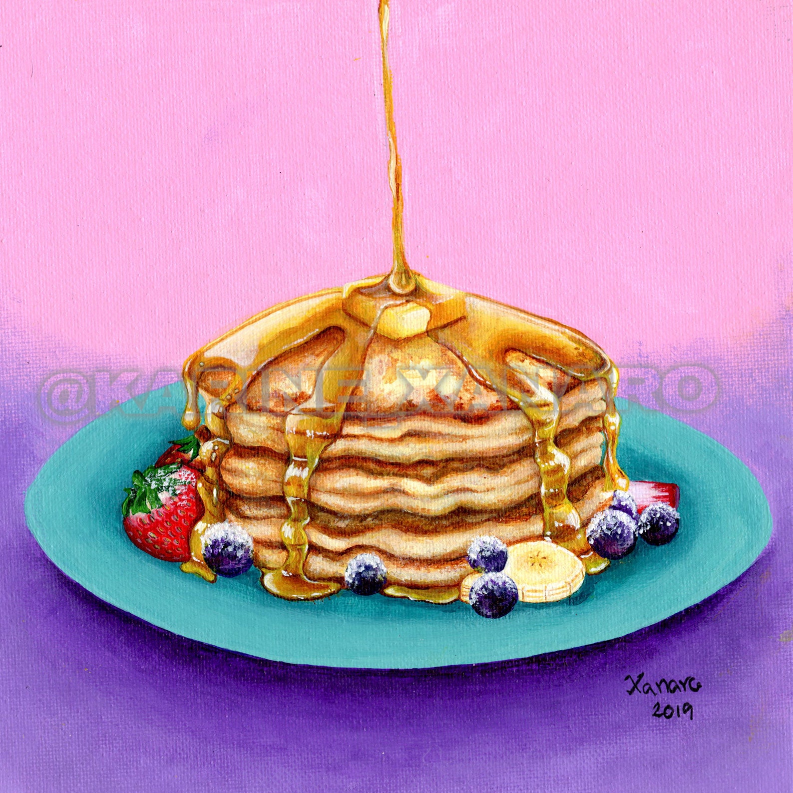 Pancakes. HQ Fine Art Print. Etsy