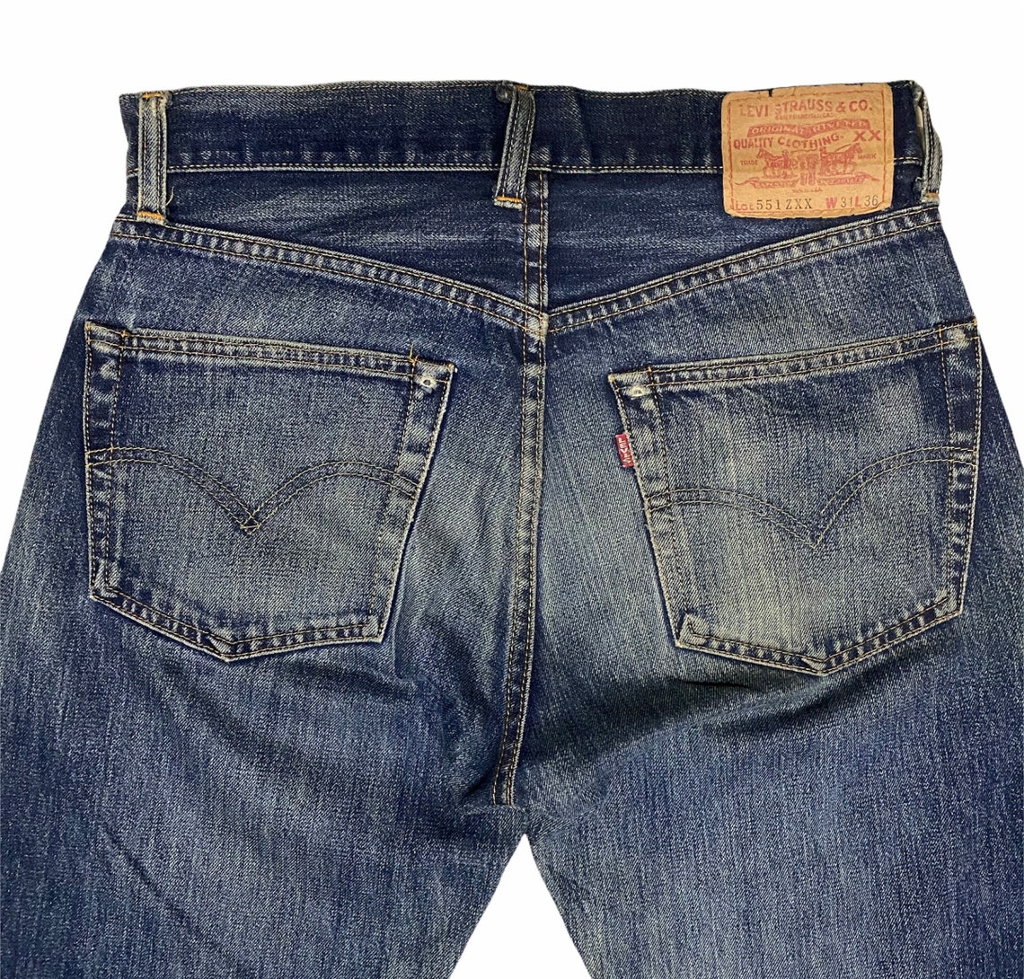 Vintage Levis 551zxx Made in Usa - Etsy UK