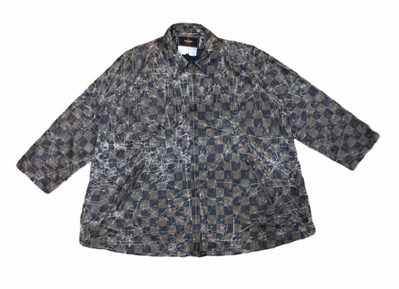 Fendi Monogram Bottom Flare Jacket