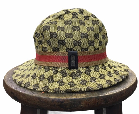 Vintage Monigram Gucci Bucket Hat Italy