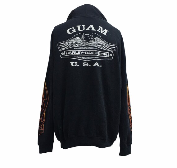 Vintage Harley Davidson Zipper Hoodie