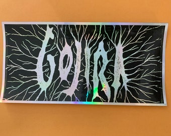 Gojira sticker holographic