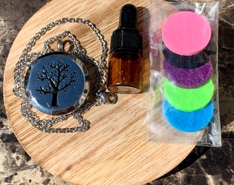 Tree of Life diffuser necklace