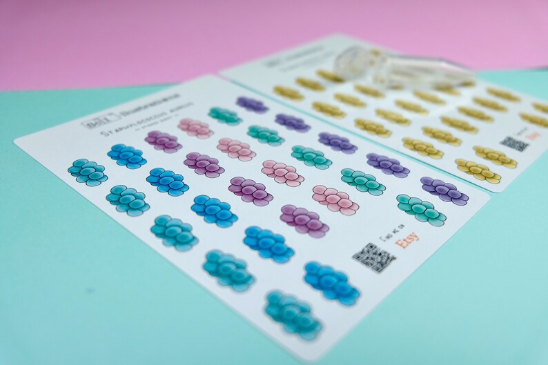 Sticker Sheet Staphylococcus Aureus | Biology Bacteria Microorganisms ...